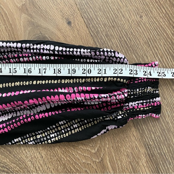 Maeve Anthropologie Colette Peasant Boho Blouse Balloon Sleeve Striped Print - Picture 16 of 16